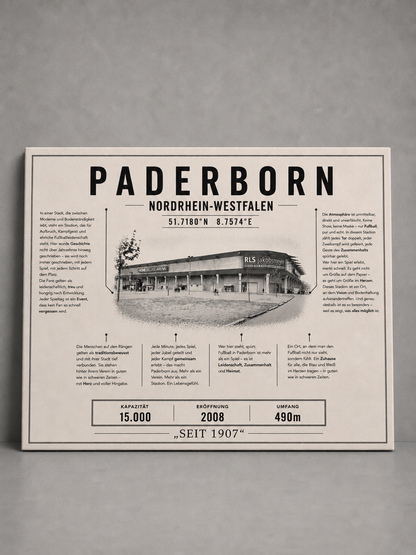 Paderborn Stadion Leinwand
