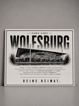 Wolfsburg Stadion Leinwand