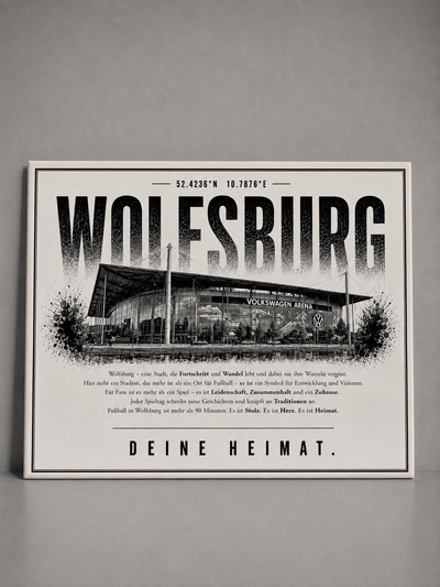 Wolfsburg Stadion Leinwand