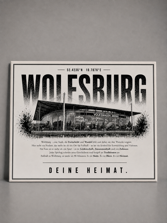 Wolfsburg Stadion Leinwand