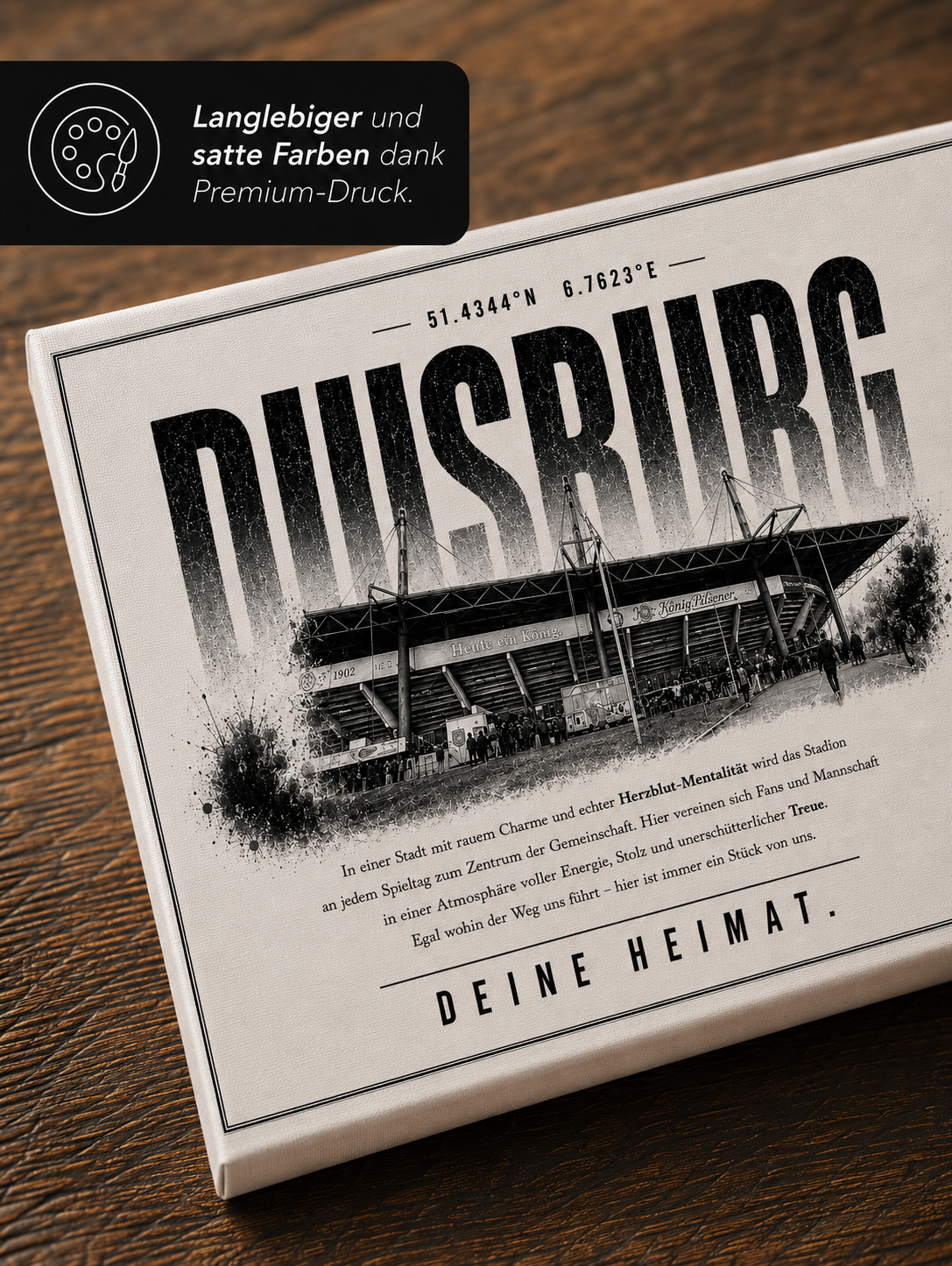 Duisburg Stadion Leinwand – Detailansicht 3