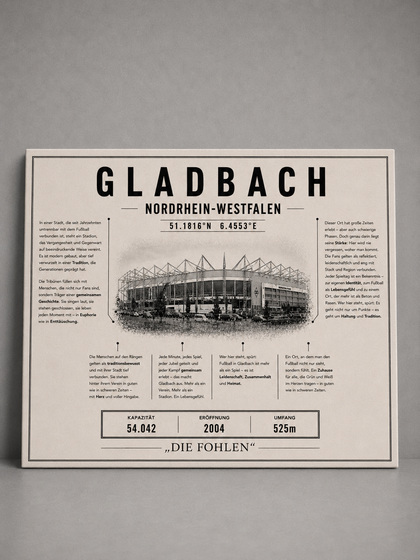 Gladbach Stadion Leinwand