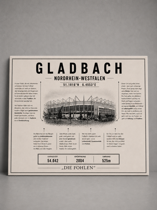 Gladbach Stadion Leinwand