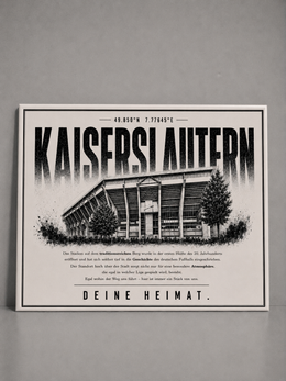 Kaiserslautern Stadion Leinwand