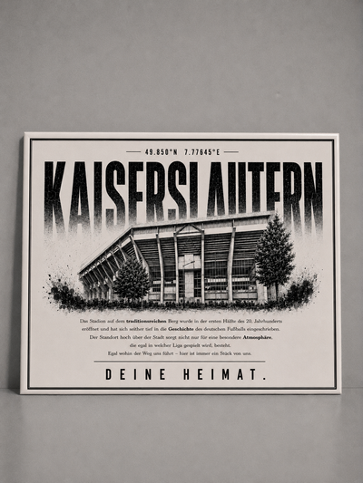 Kaiserslautern Stadion Leinwand