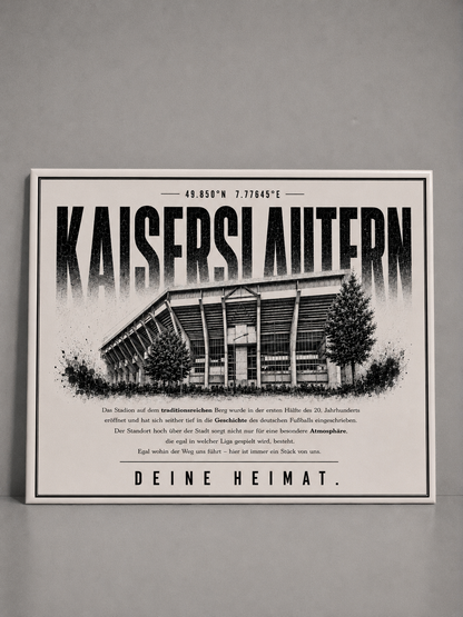 Kaiserslautern Stadion Leinwand