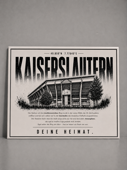 Kaiserslautern Stadion Leinwand