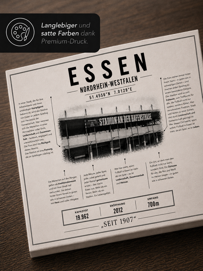 Essen Stadion Leinwand