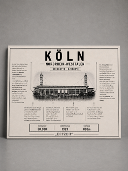 Köln Stadion Leinwand