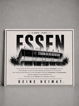 Essen Stadion Leinwand