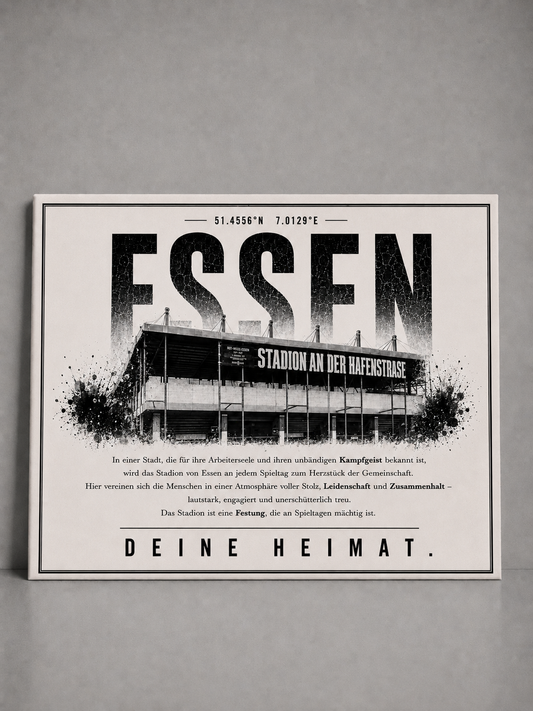 Essen Stadion Leinwand