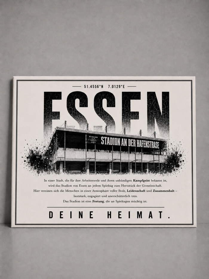 Essen Stadion Leinwand