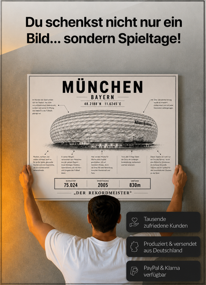 München Allianz Stadion Leinwand