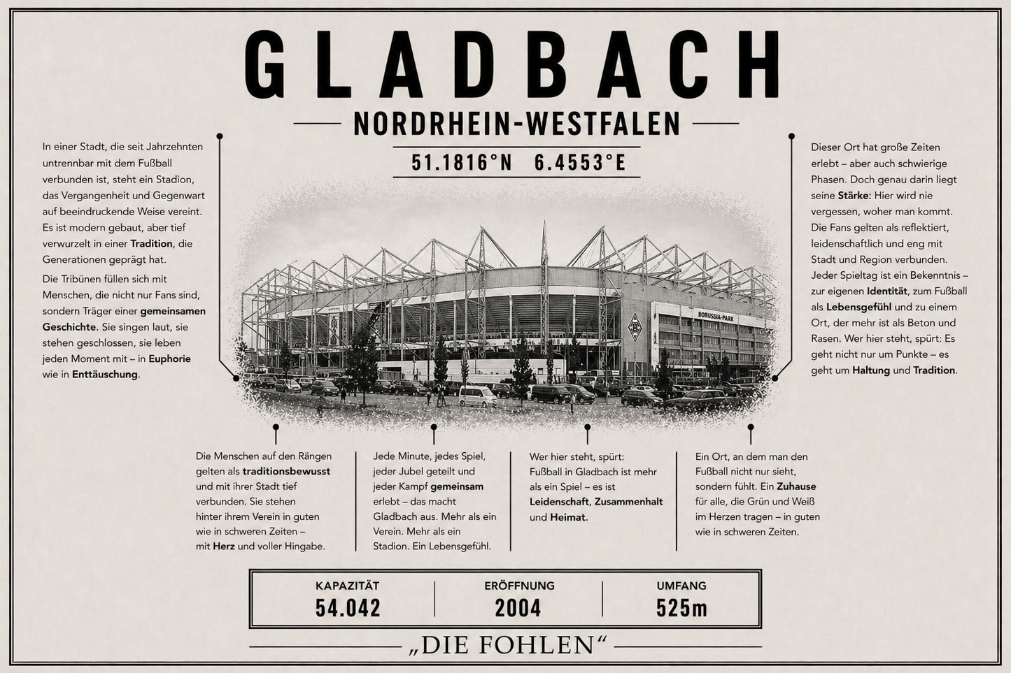 Gladbach Stadion Leinwand