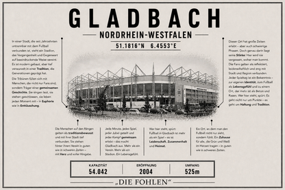 Gladbach Stadion Leinwand