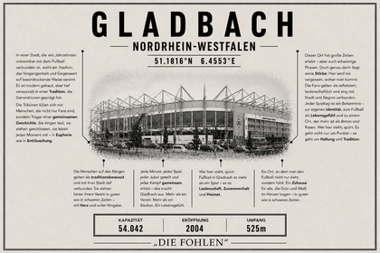 Gladbach Stadion Leinwand