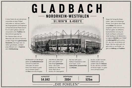 Gladbach Stadion Leinwand