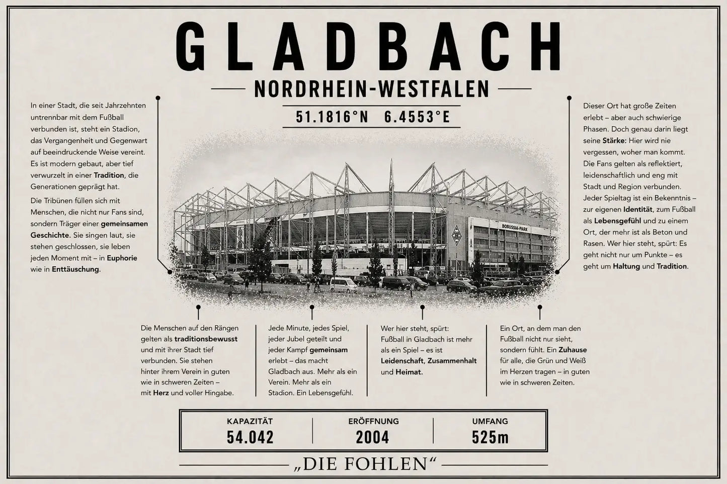 Gladbach Stadion Leinwand