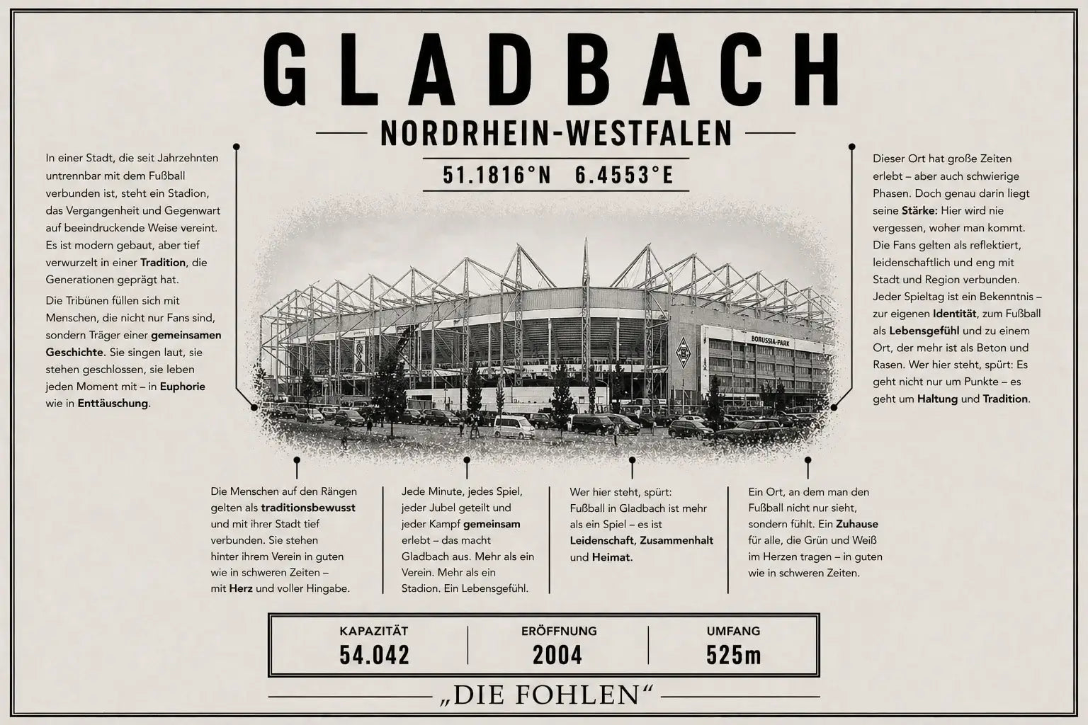 Gladbach Stadion Leinwand