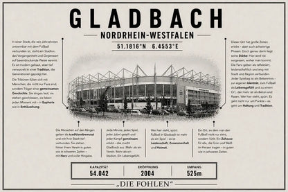 Gladbach Stadion Leinwand