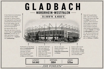 Gladbach Stadion Leinwand