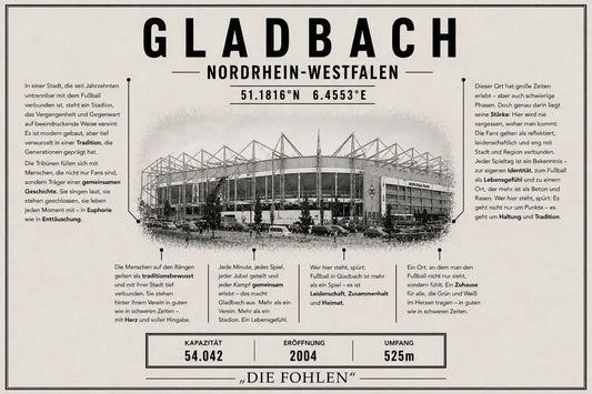 Gladbach Stadion Leinwand