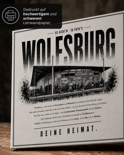 Wolfsburg Stadion Leinwand
