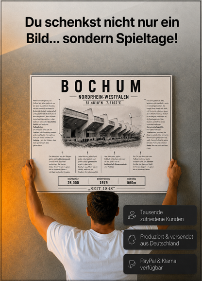 Bochum Stadion Leinwand