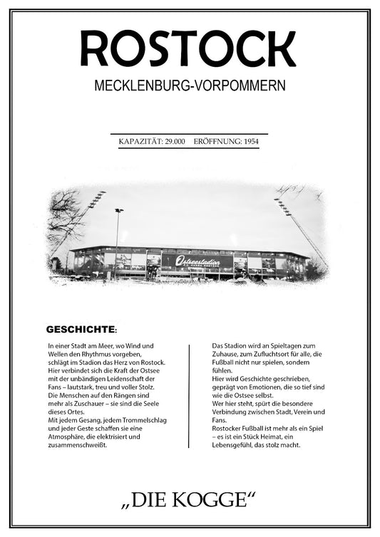Rostock Stadion Leinwand