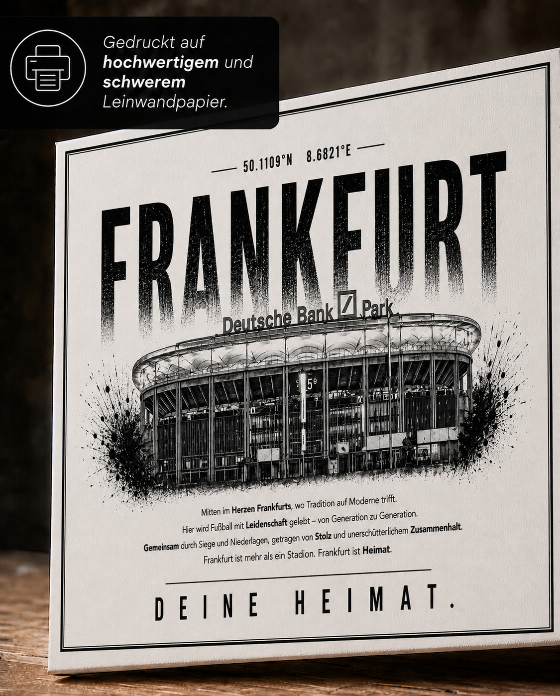 Frankfurt Stadion Leinwand – Detailansicht 2