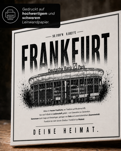 Frankfurt Stadion Leinwand