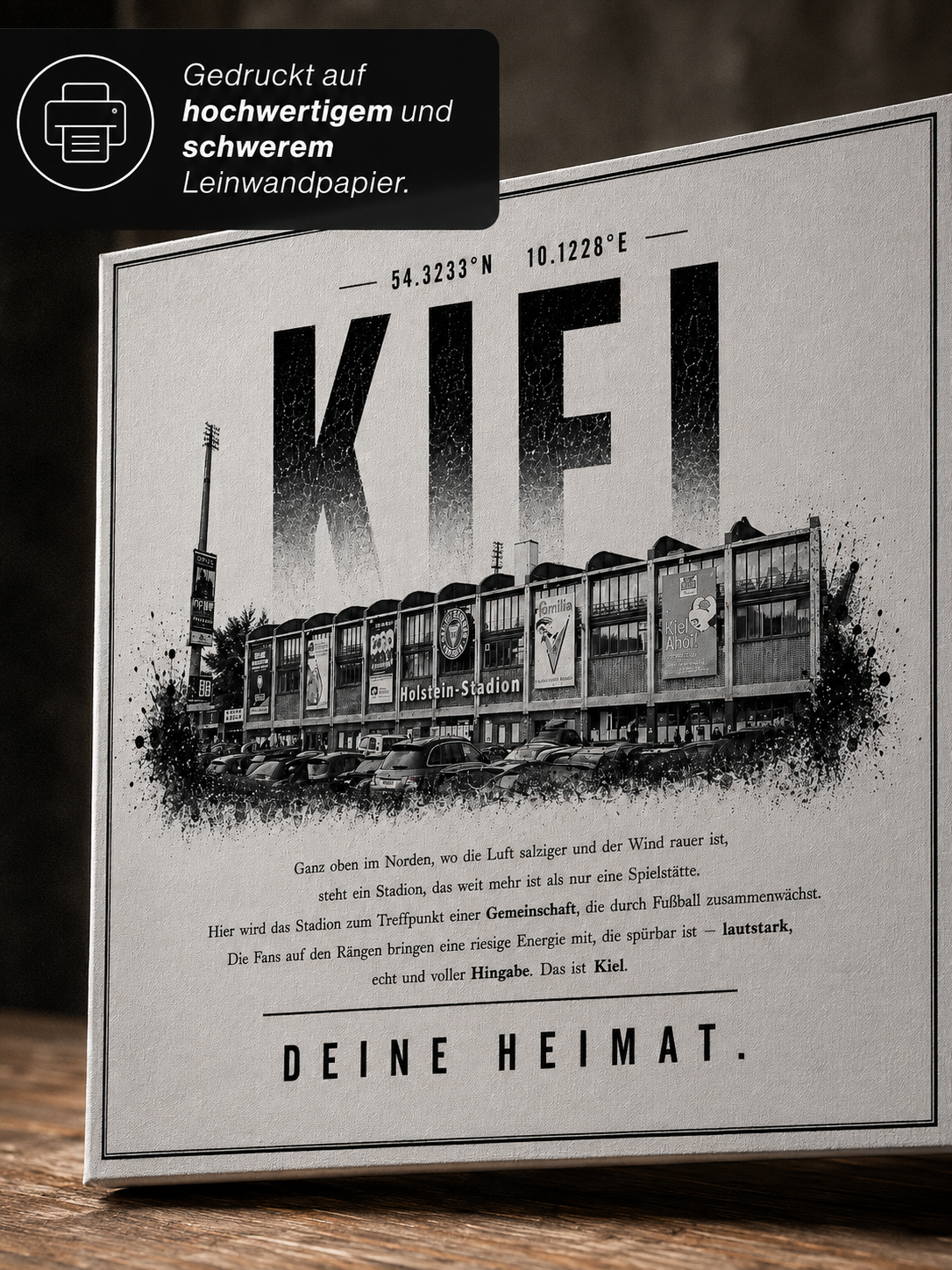 Kiel Stadion Leinwand – Detailansicht 2