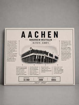 Aachen Stadion Leinwand