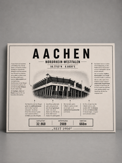 Aachen Stadion Leinwand