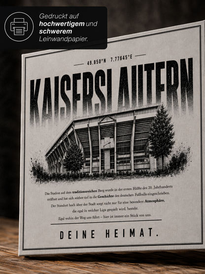 Kaiserslautern Stadion Leinwand