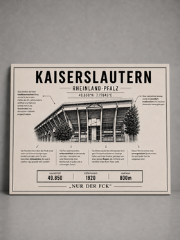 Kaiserslautern Stadion Leinwand