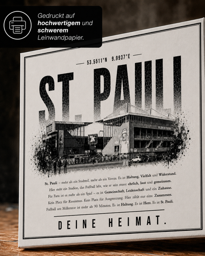 St. Pauli Stadion Leinwand