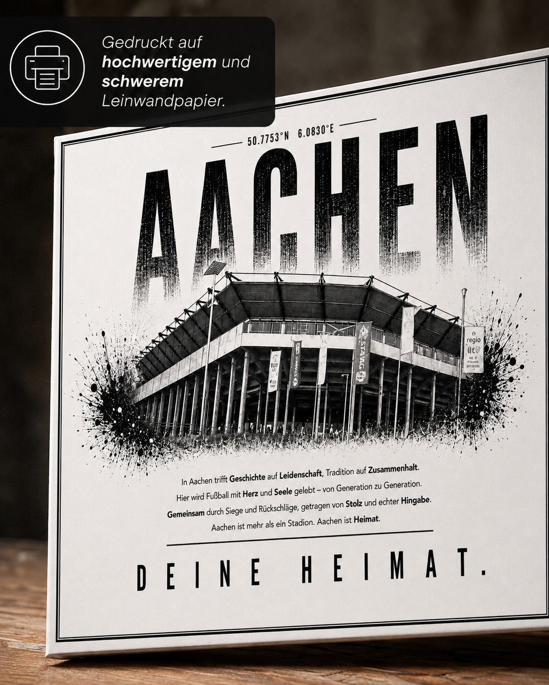 Aachen Stadion Leinwand – Detailansicht 3