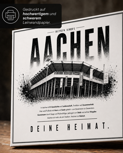 Aachen Stadion Leinwand