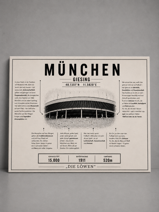 München Stadion Leinwand