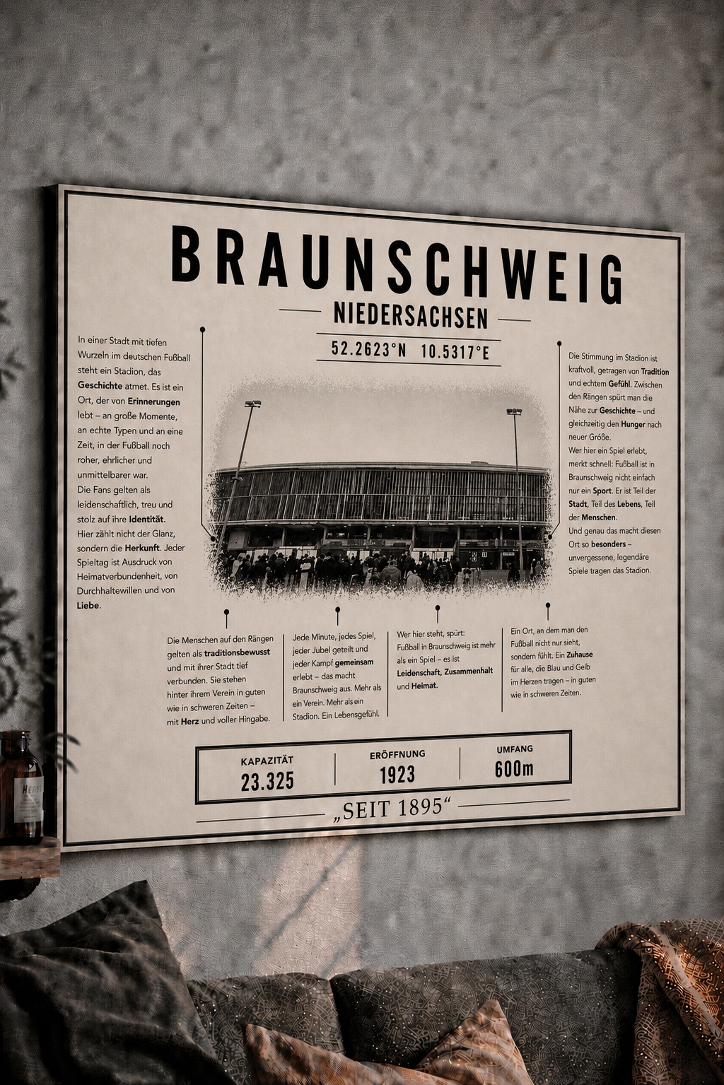 Braunschweig Stadion Leinwand