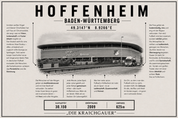 Hoffenheim Stadion Leinwand