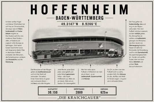 Hoffenheim Stadion Leinwand
