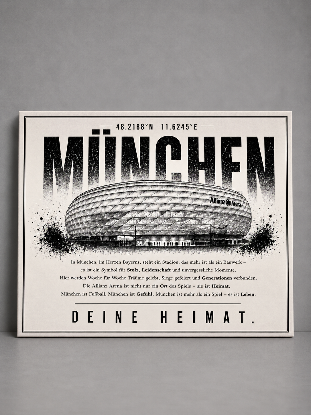 München Bayern Stadion Leinwand