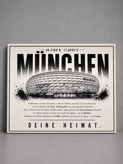 München Stadion Leinwand