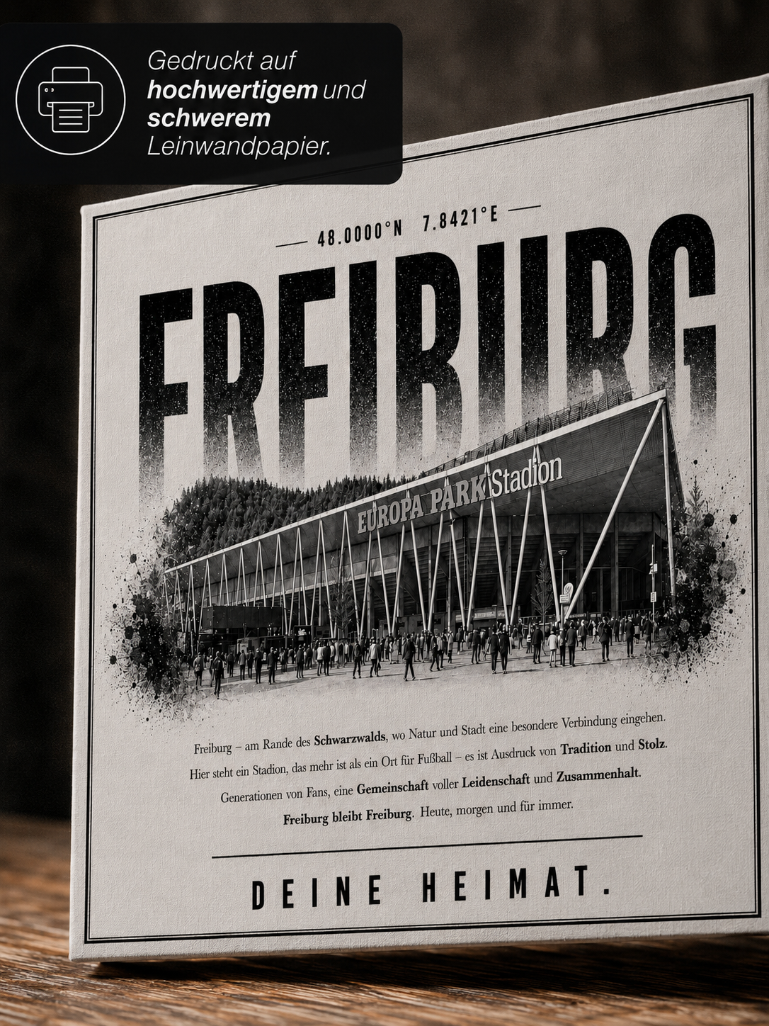 Freiburg Stadion Leinwand – Detailansicht 2