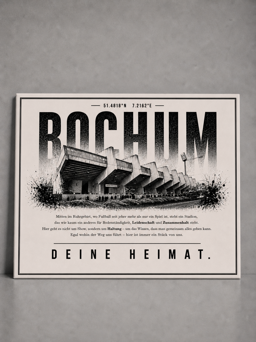 Bochum Stadion Leinwand