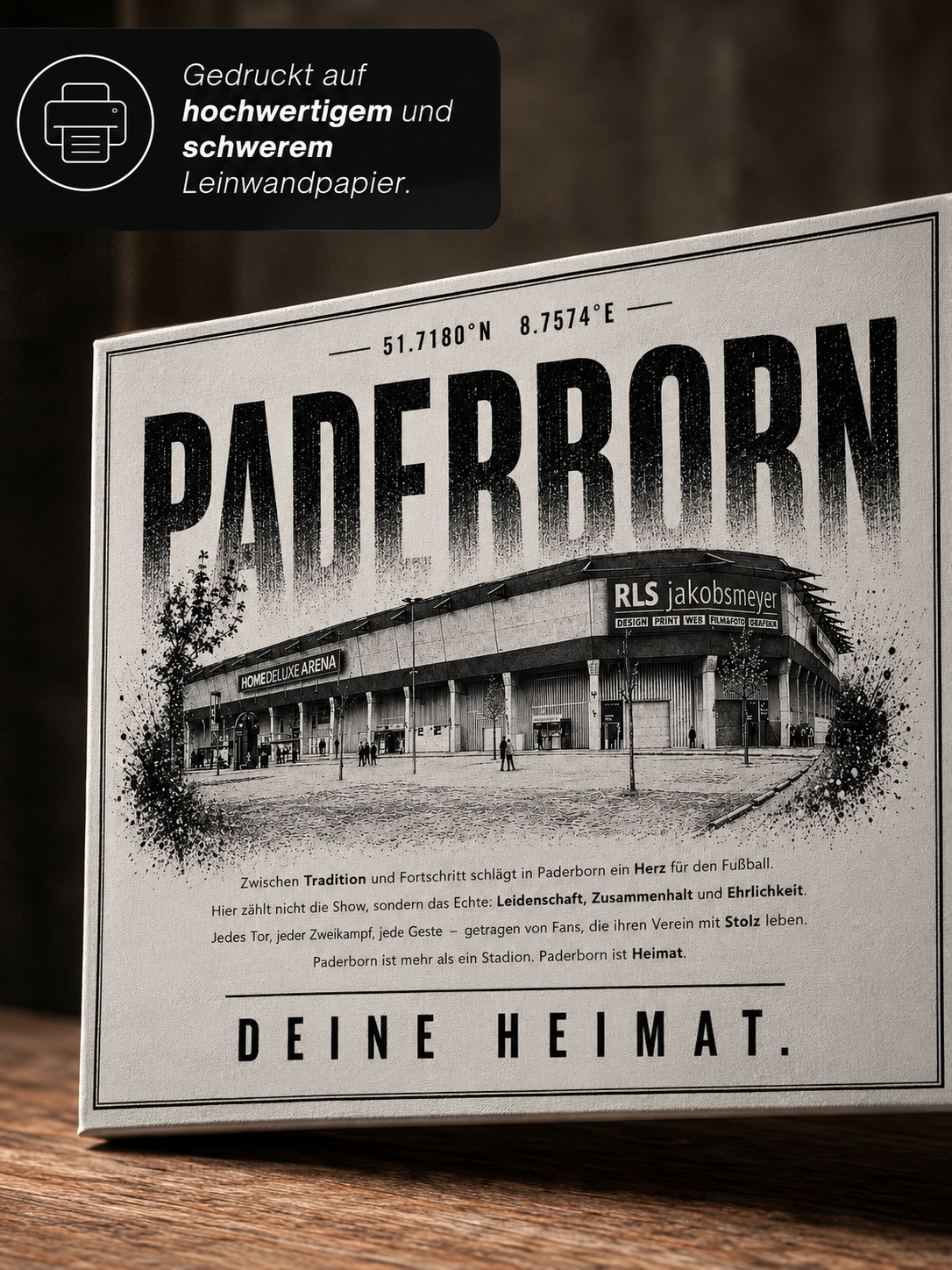 Paderborn Stadion Leinwand – Detailansicht 2