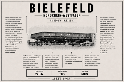 Bielefeld Stadion Leinwand