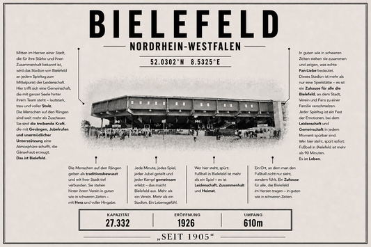 Bielefeld Stadion Leinwand